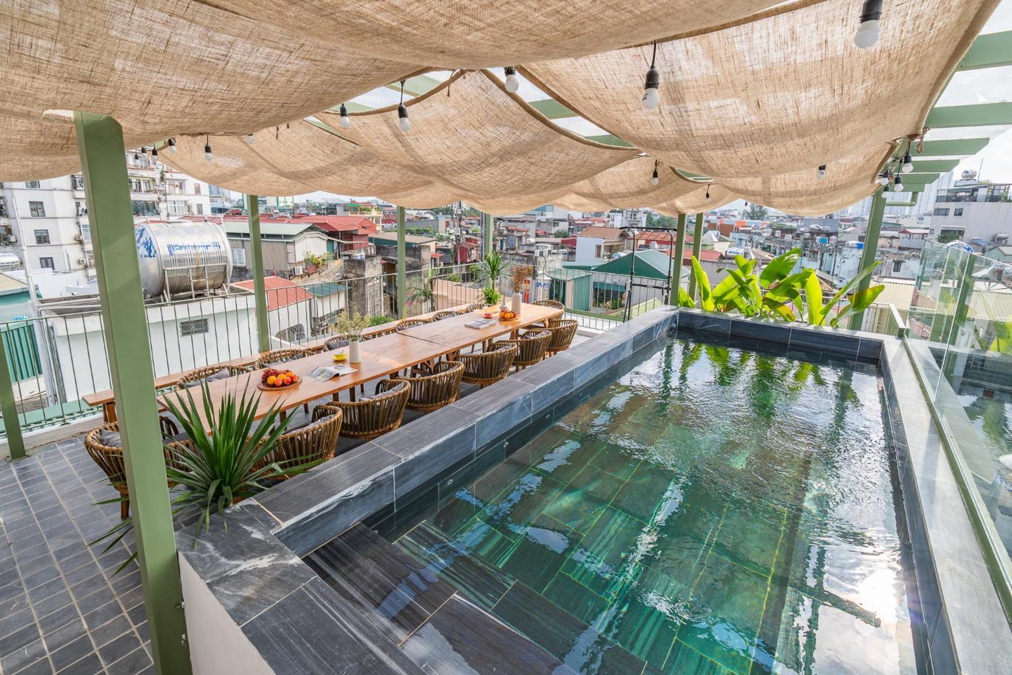 Location/Big Group/Private Villa With Pool And Kitchen Hanoi Eksteriør bilde